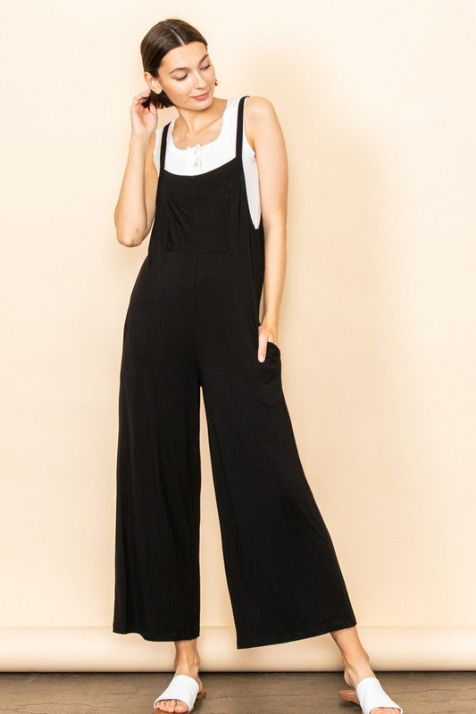 POCKET DETAILED MODAL OVERALL JUMPSUIT