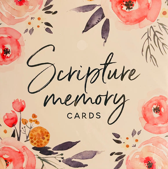 Scripture Memory Cards - Floral