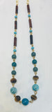 Gemstone Turquoise Mahogany Necklace