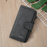 Long Matte PU Multi-purpose Women's Wallet