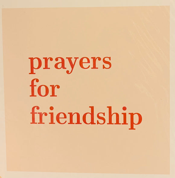 Prayers For Friendship