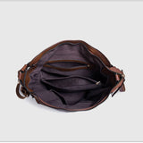 Diagonal Brown Shoulder Bag