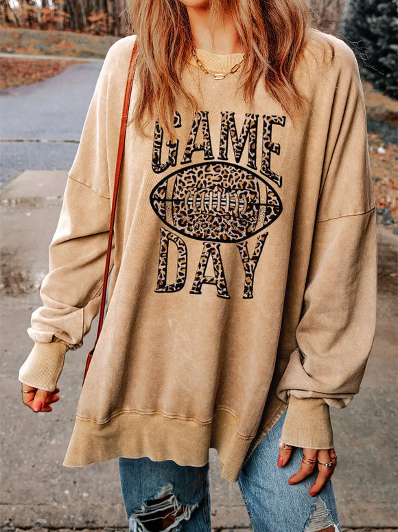 Leopard Game Day Sweatshirt