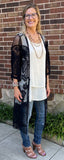 Lace Black Cardigans