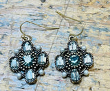 Flower Crystal Earrings