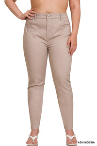 Women's High-Rise Khaki Skinny Pants - Plus