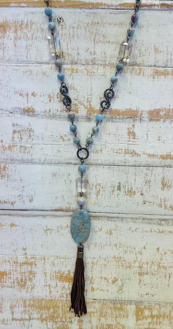 Aqua Tones Necklace