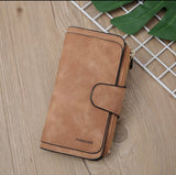 Long Matte PU Multi-purpose Women's Wallet