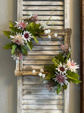 Floral vintage frame