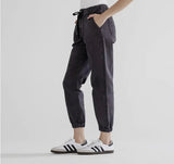 High Rise Charcoal Grey Jogger Crop