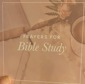 Prayers for Bible Study