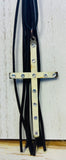 Cream Long Cross Necklace