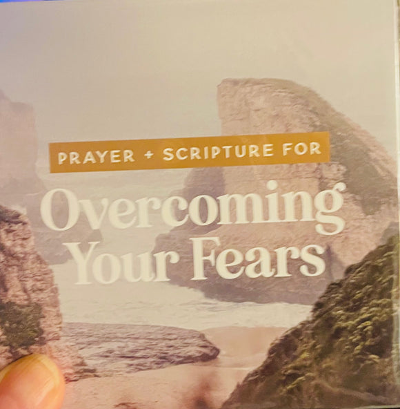 Prayers and Scripture for Overcoming Your Fears Card Set