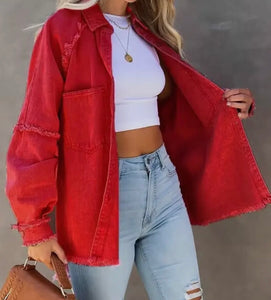 Red Patchwork JACKET