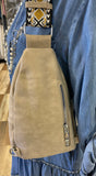 CROSS BODY PURSE TAUPE