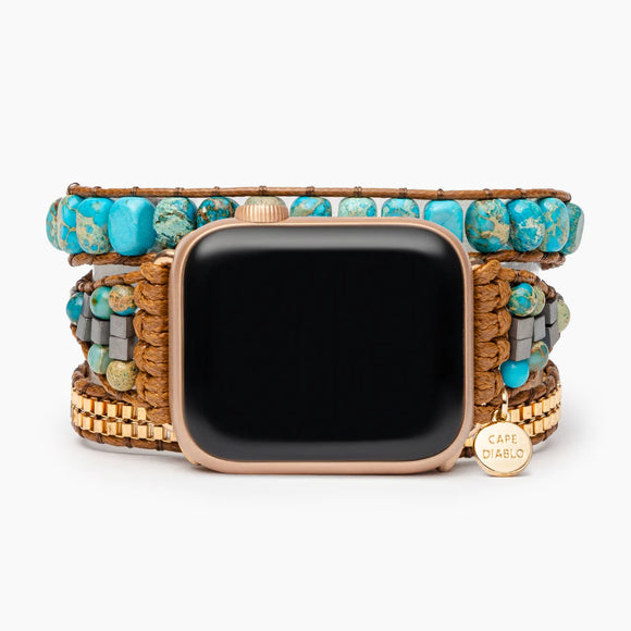 Turquoise Calming Energy Apple Watch Strap