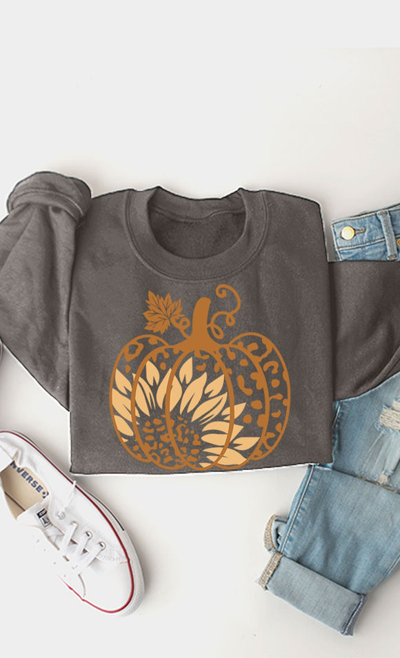 Fall Decorative Pumpkin Sweatshirt