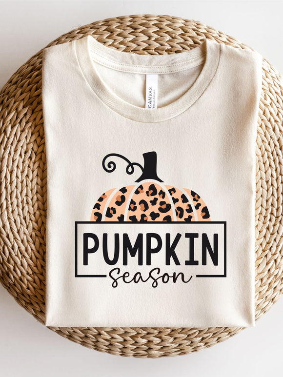 Pumpkin Season Crew Neck Tee