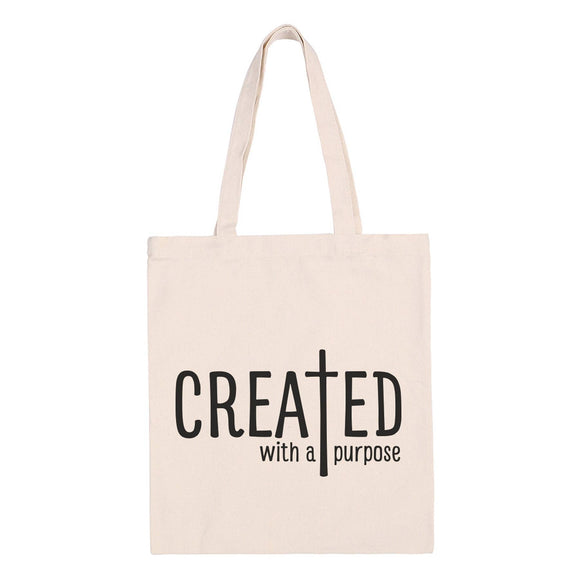 Printed Sayings on Tote Bag