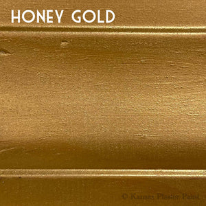 -Honey Gold Metallic Plaster Paint