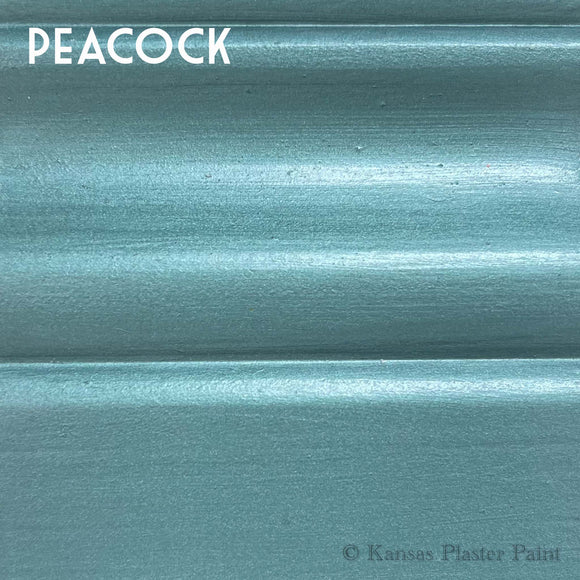 -Peacock Metallic Plaster Paint