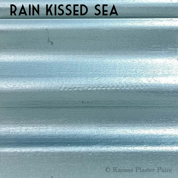 -Rain Kissed Sea Metallic Plaster Paint