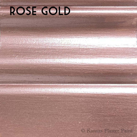 -Rose Gold Metallic Plaster Paint