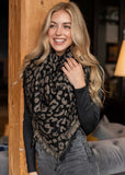 Leopard Print Blanket Scarf