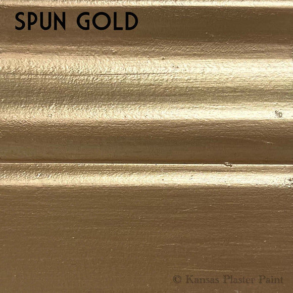 -Spun Gold Metallic Plaster Paint