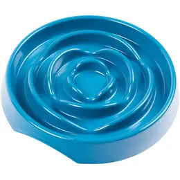 Messy Mutts Interactive Slow Feeder 1.75 Cup Blue