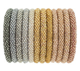 Roll-On® Bracelets - Sliver & Gold Hues