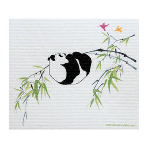 Swedish Dishcloth Panda in Tree Spongecloth