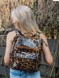 Brown Leopard Backpack