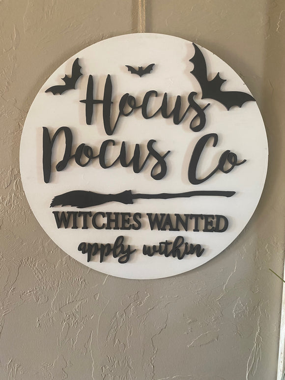 Hocus Pocus Door Hanger