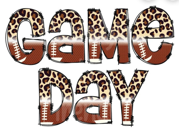 Game Day Leopard/Football