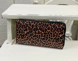 Reddish Leopard Wallet