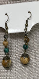 Floral Earth Tones Earrings