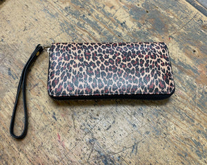 Reddish Leopard Wallet