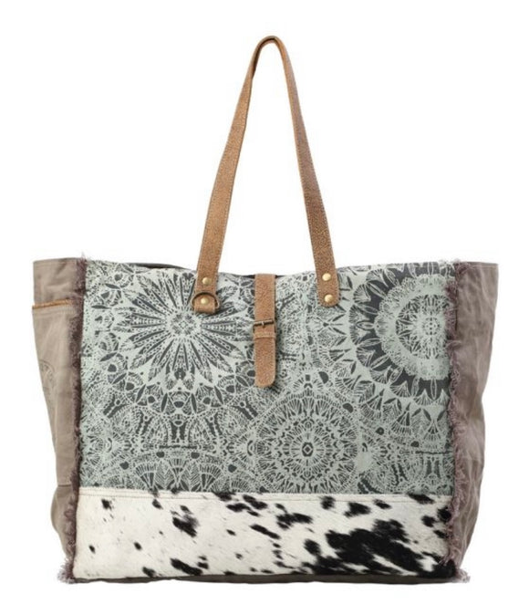 Floral Print Weekender Bag