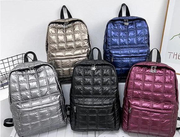 Quilted Puffer Backpack