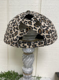 Leopard Ponytail Hat