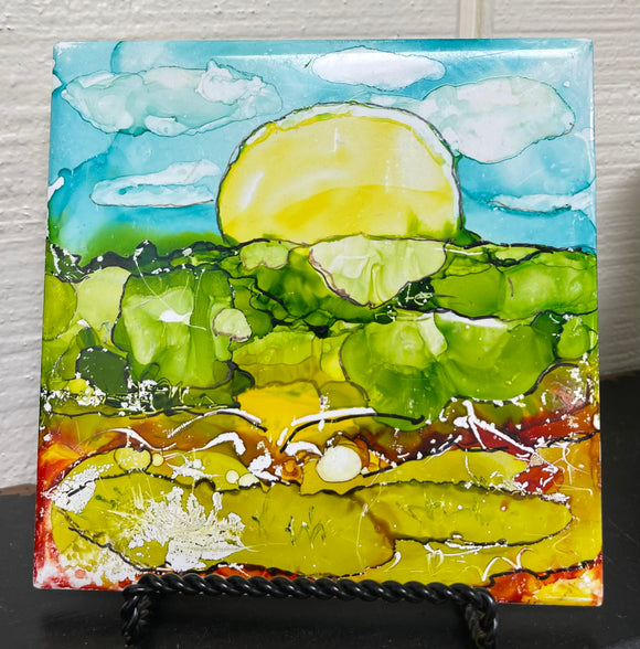 Classes - Alcohol Ink Class-pictures